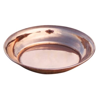 Solid Brass Miniature Offering Plate / Prasad Dish 4.2 Inch)